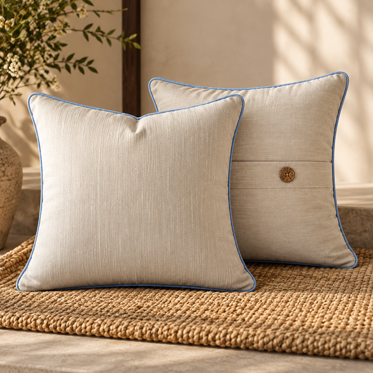 Blue Cloud Cushion Cover