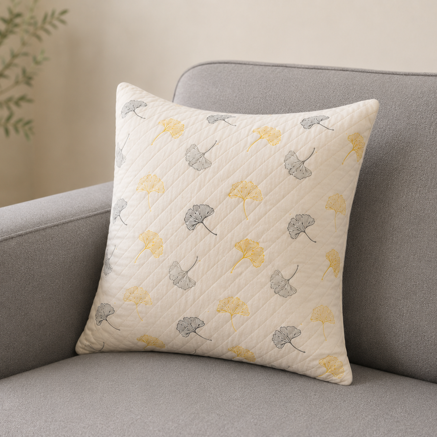 Leaf Memory Cushion Cover