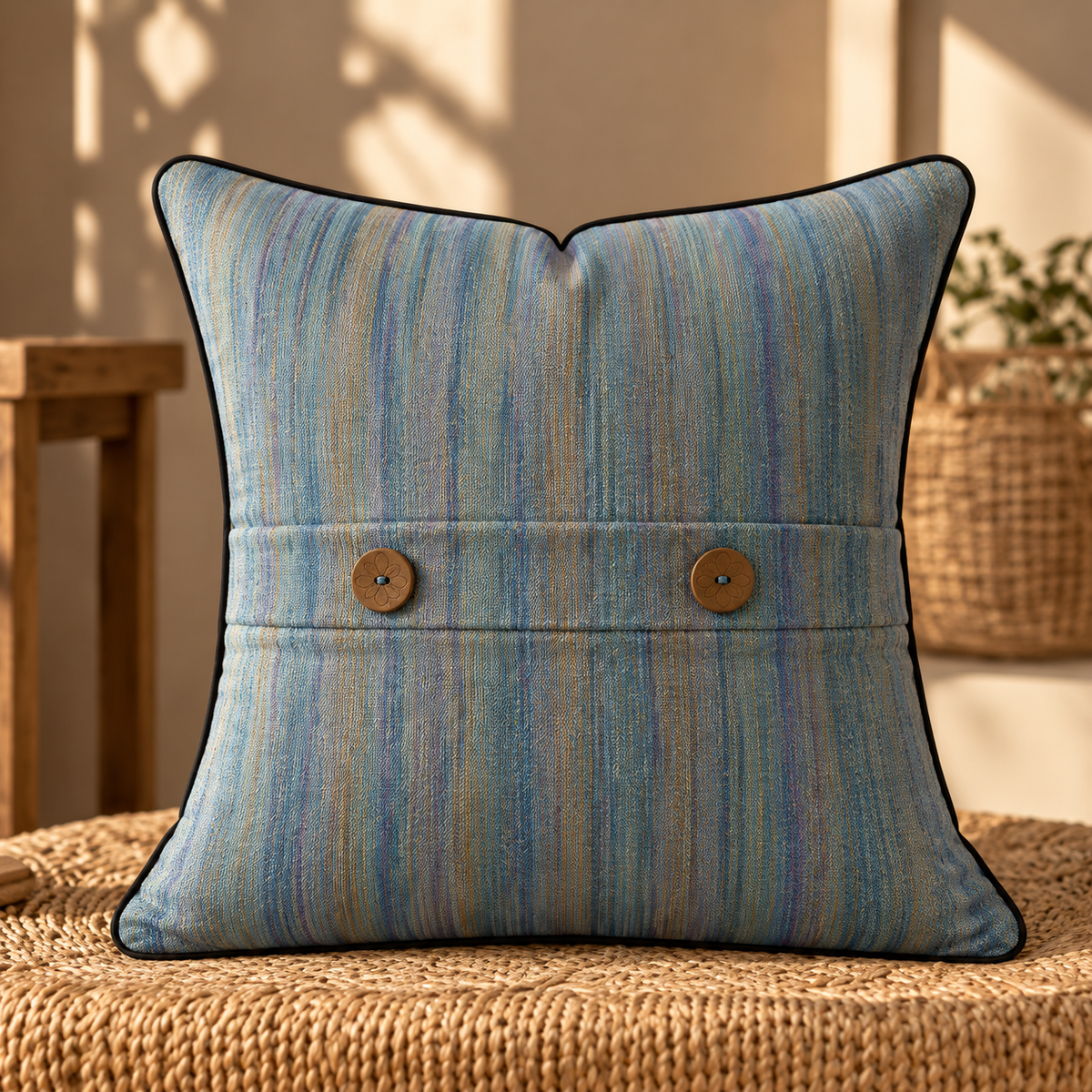 Tide Steel Cushion Cover
