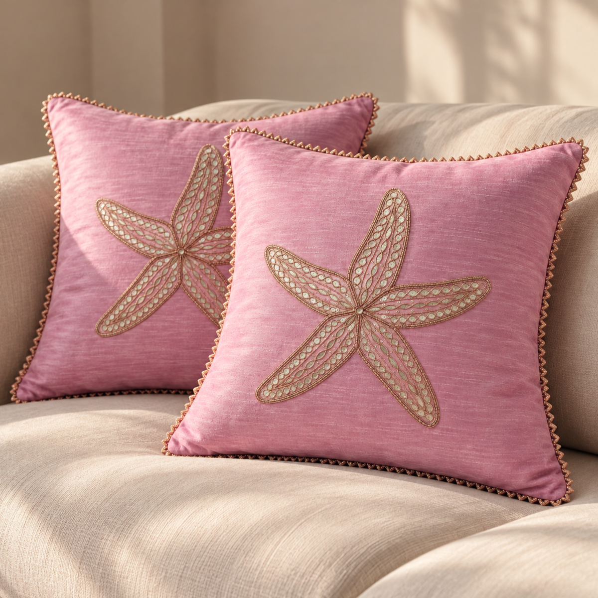 Star Glow Cushion Cover