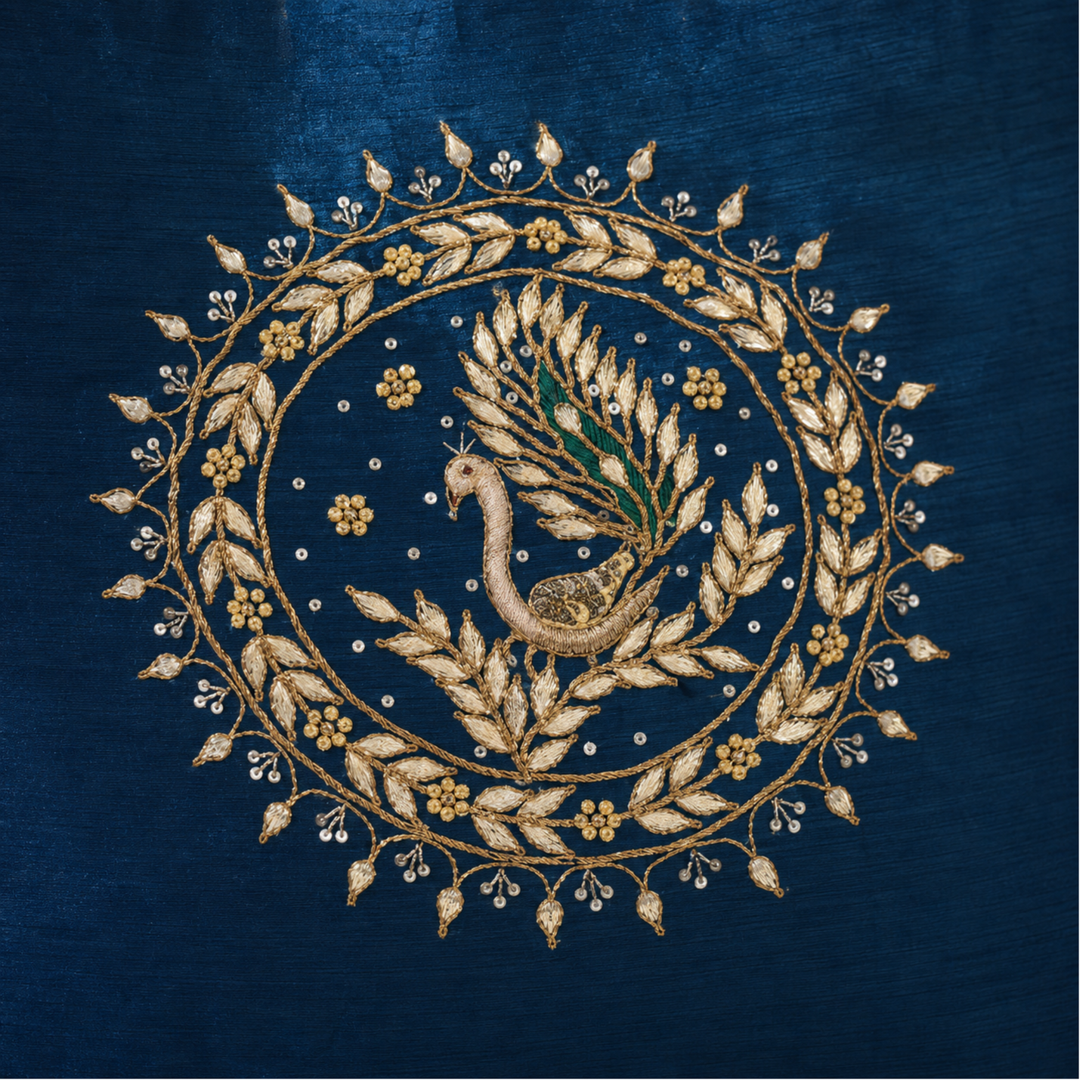 Peacock Cushion Cover