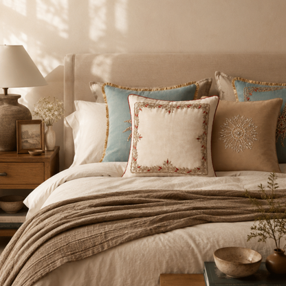 Red Grove Cushion Cover