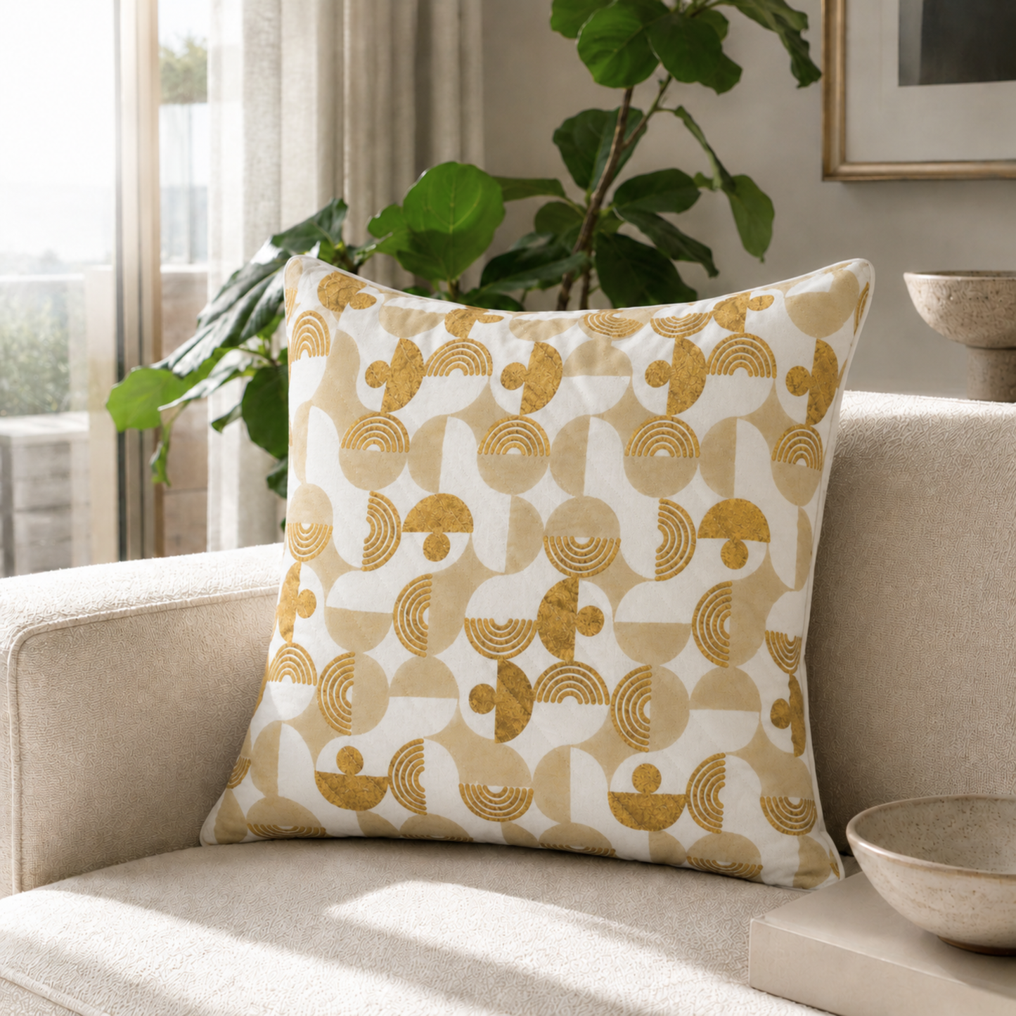 Half Moon Cushion Cover
