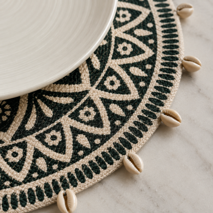 Verdant Mandala Table Mat