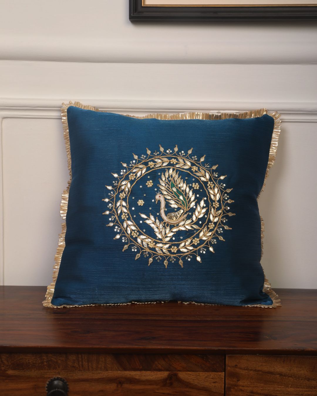 Peacock Cushion Cover