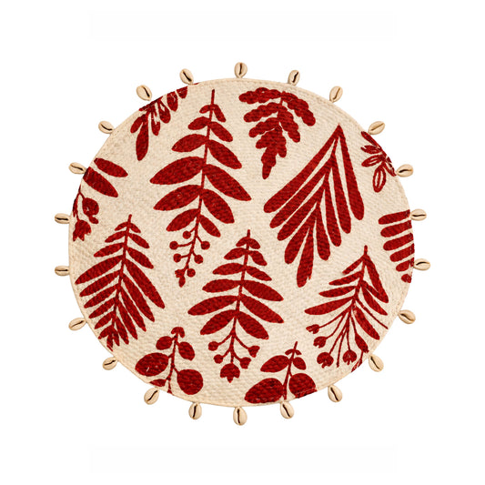Crimson Leaf Table Mat