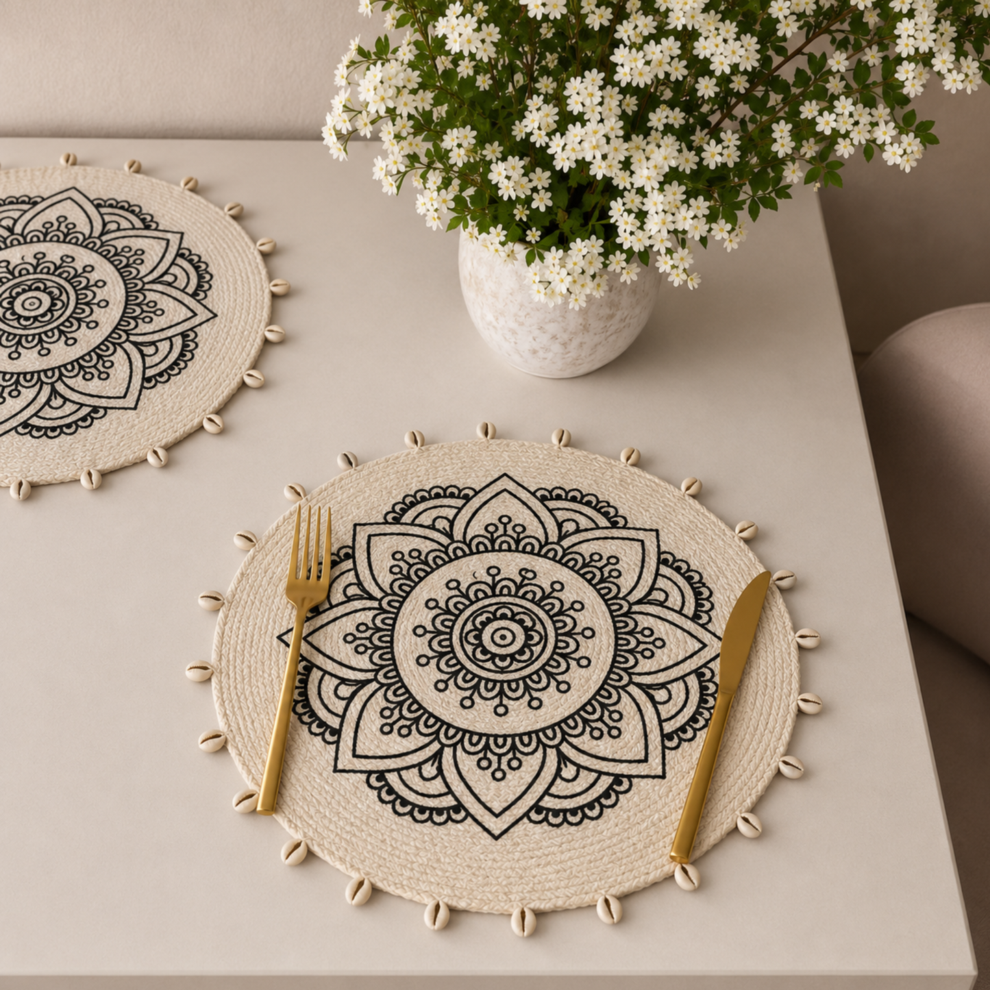 Mandala Glow Table Mat