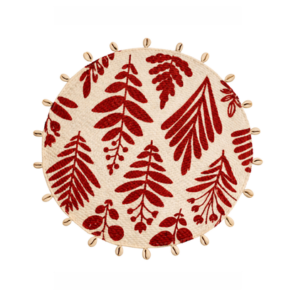 Crimson Leaf Table Mat