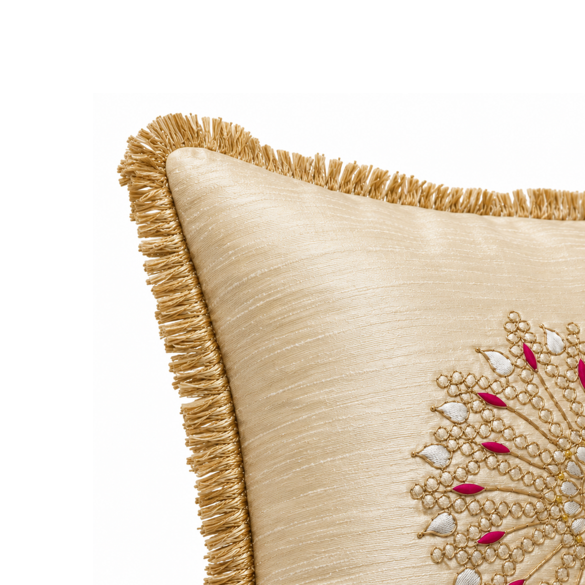 Golden Radiance Cushion Cover