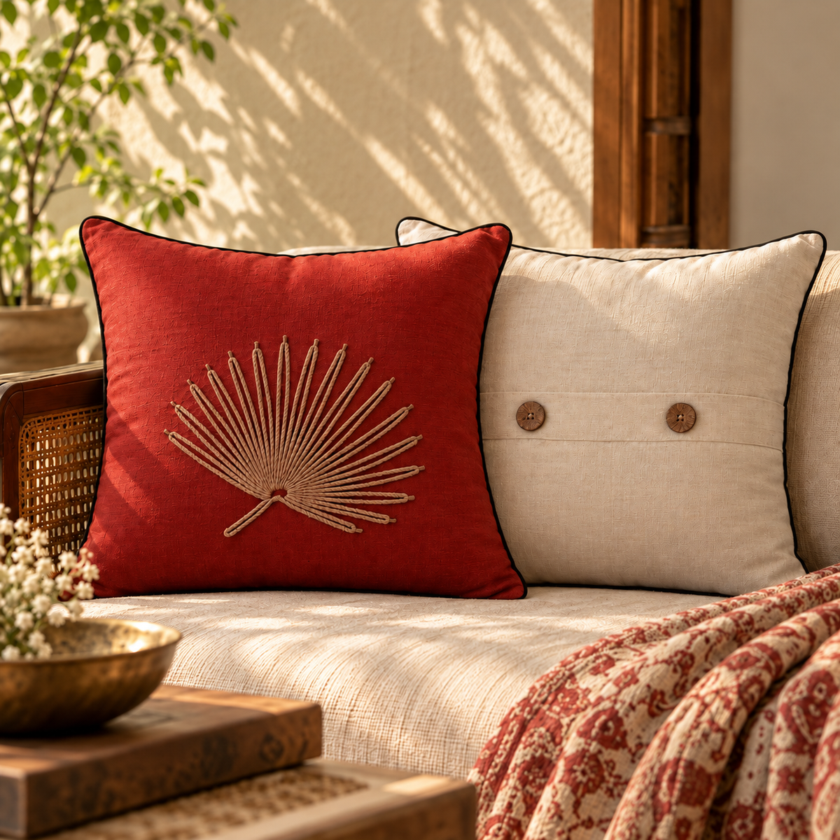 Palmfire Cushion Cover