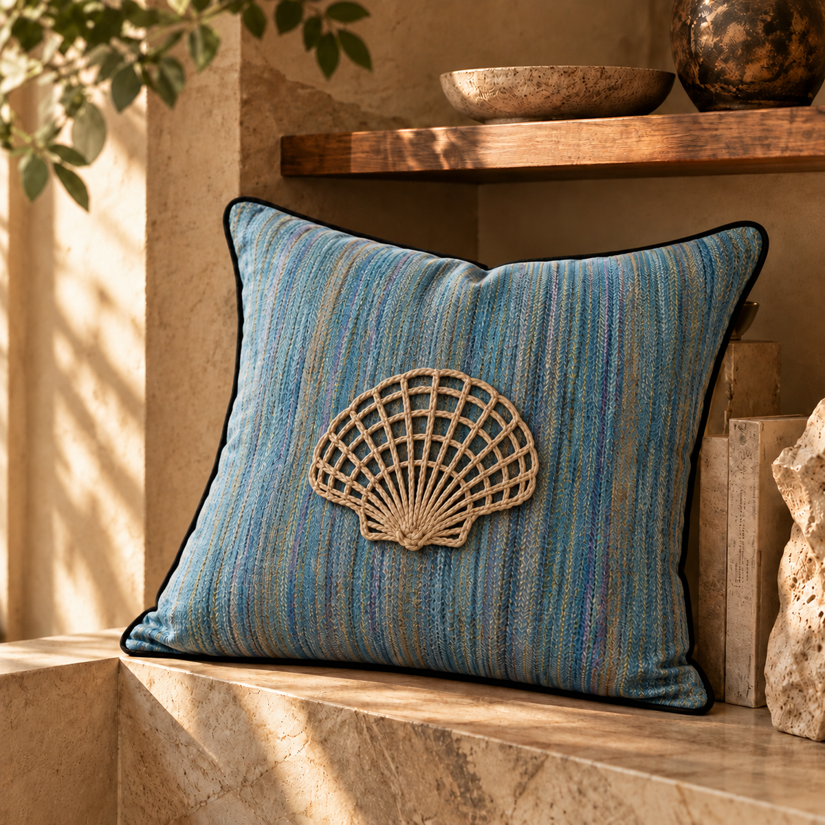 Tide Steel Cushion Cover