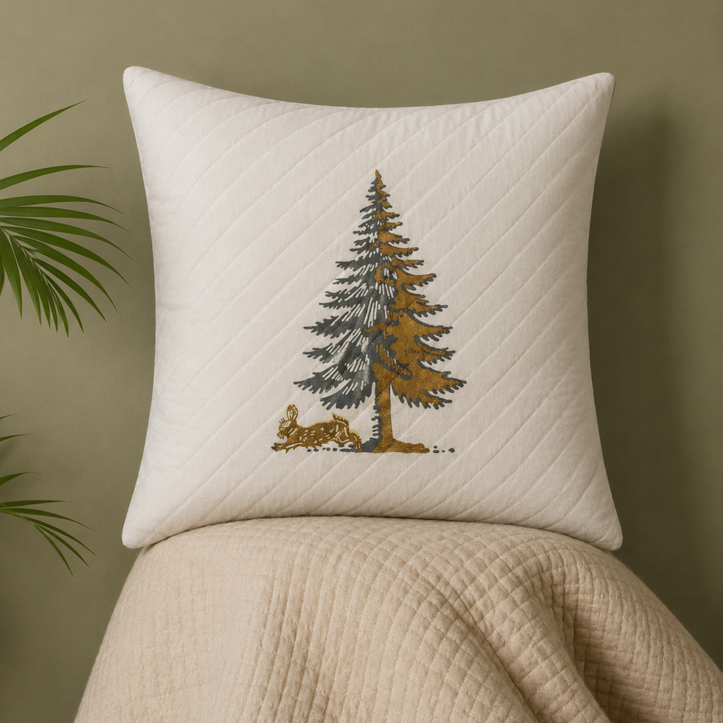 Quiet Shelter Cushion Cover