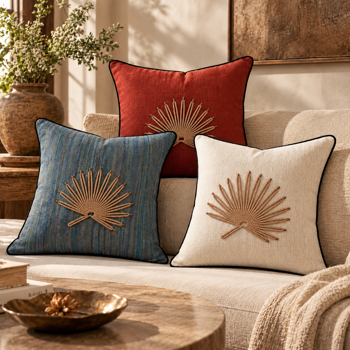 Palmfire Cushion Cover