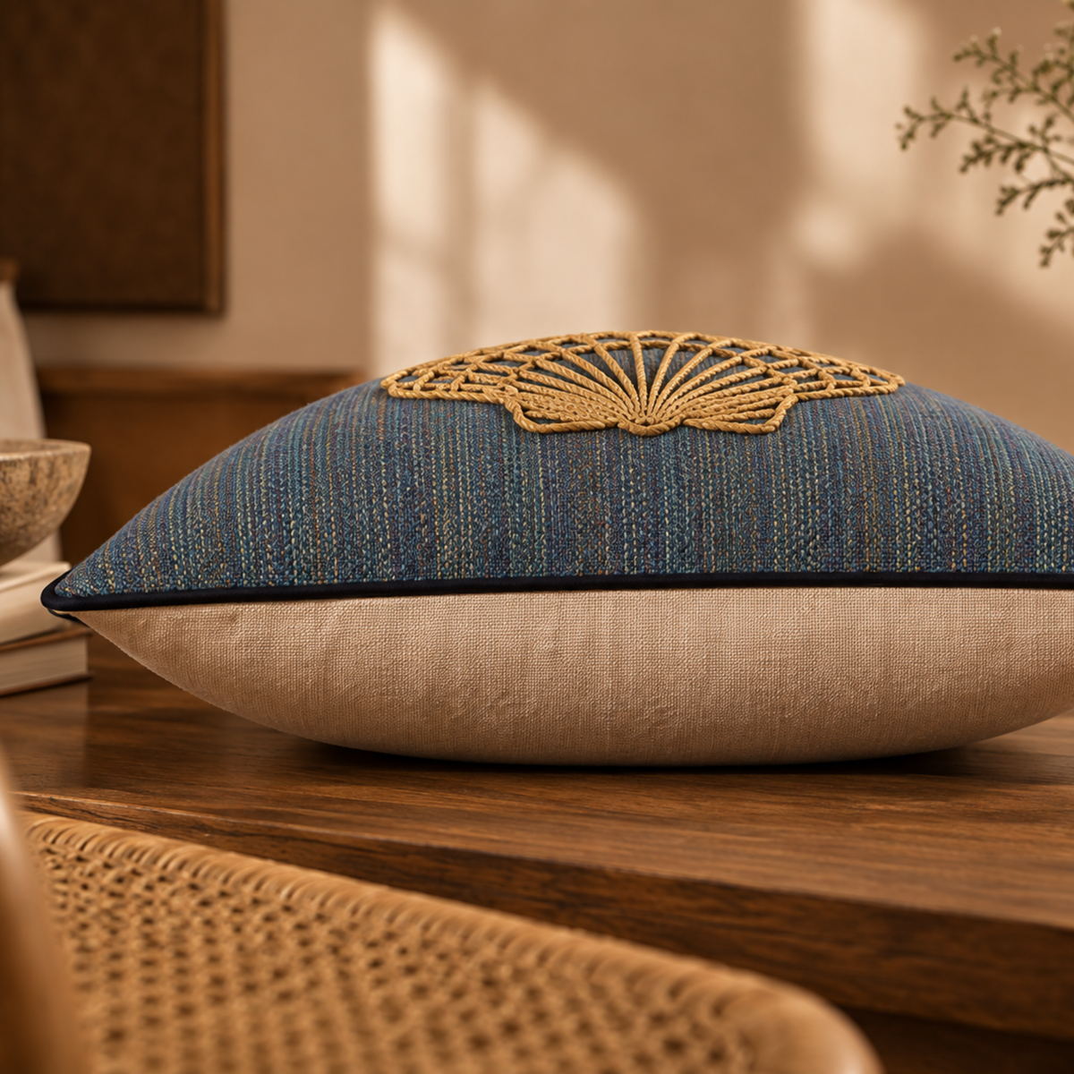 Tide Steel Cushion Cover