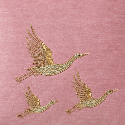 Golden Wings Cushion Cover