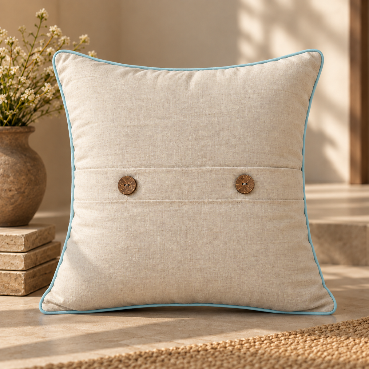 Blue Cloud Cushion Cover