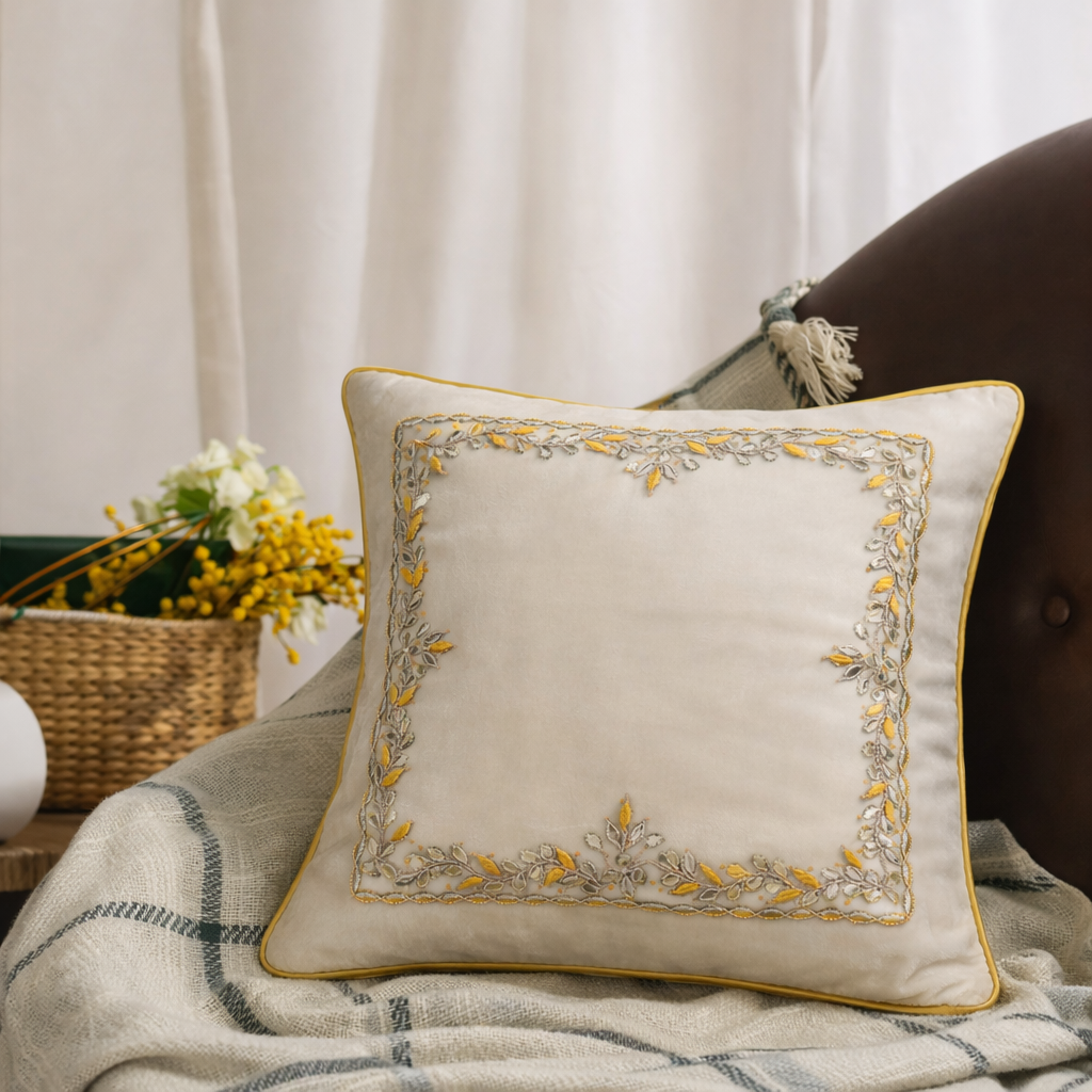 Yellow Grove Cushion Cover