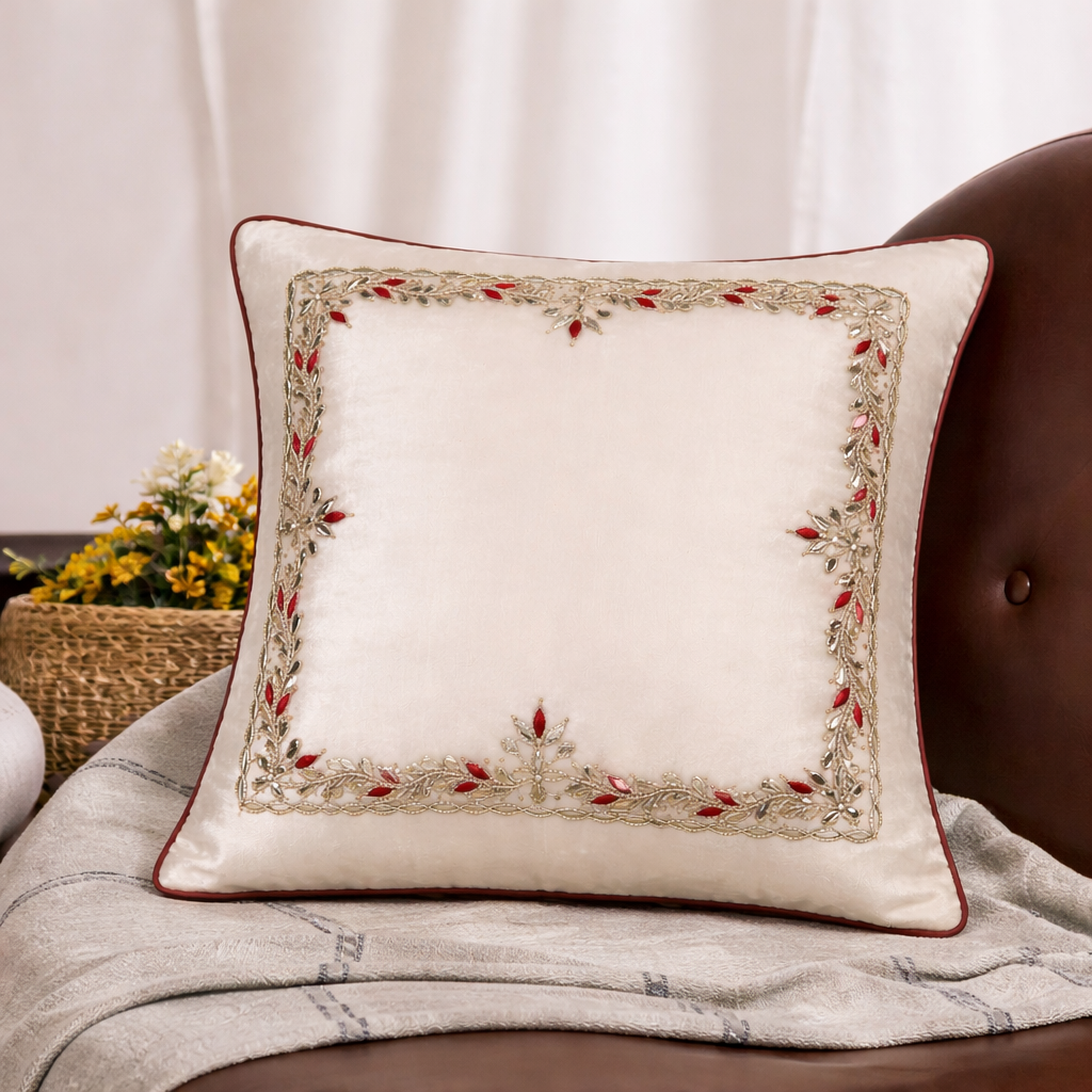 Red Grove Cushion Cover