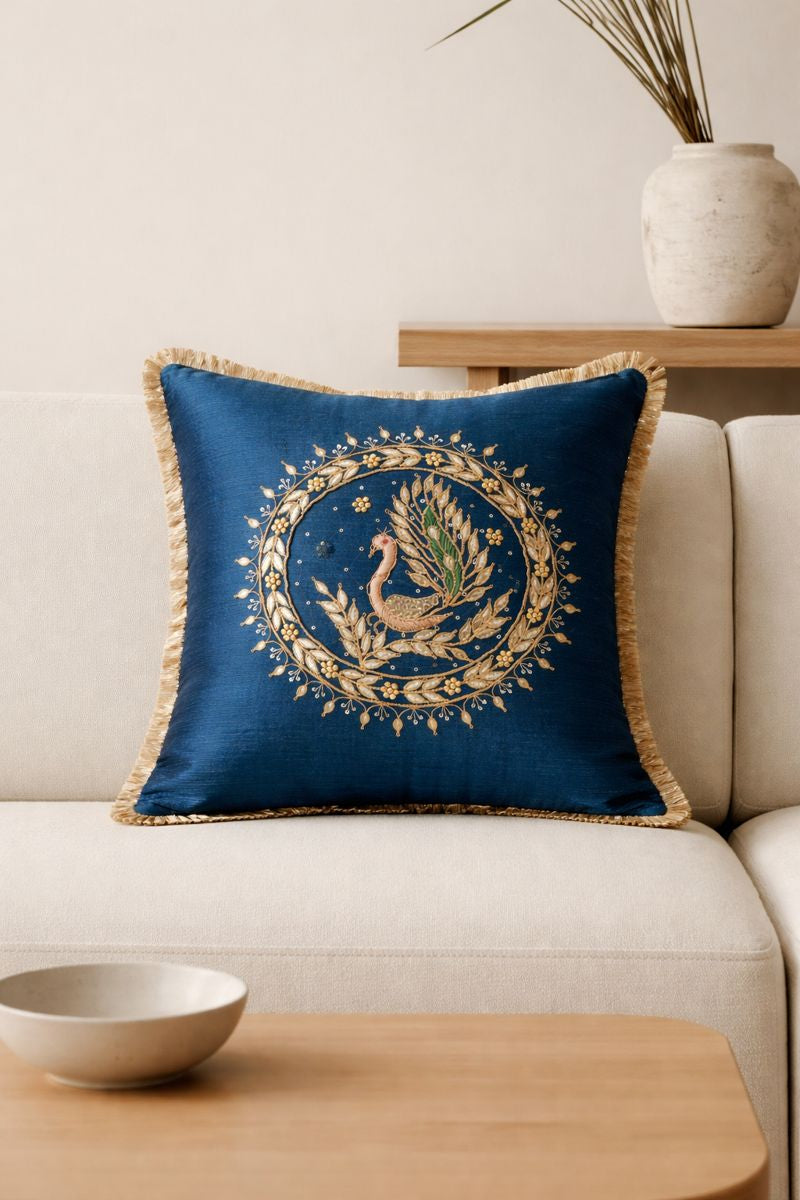 Peacock Cushion Cover