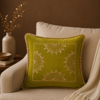 Mandala Glow Cushion Cover