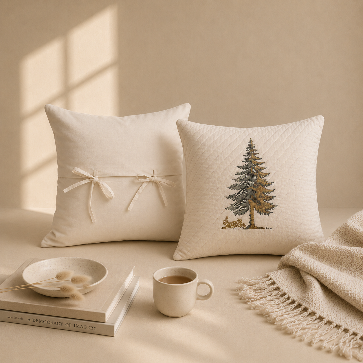 Quiet Shelter Cushion Cover