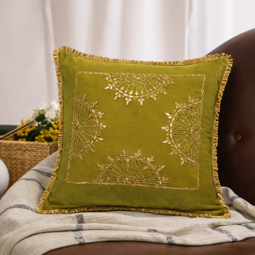 Mandala Glow Cushion Cover