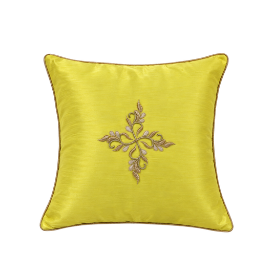 Yellow Trail Cushion Cover