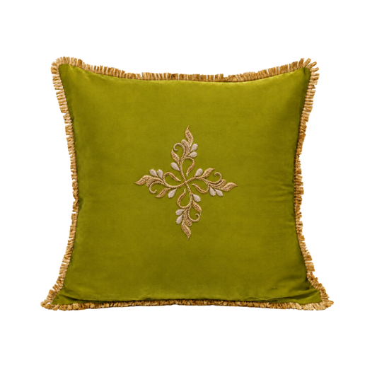 Green Trail Cushion Cover