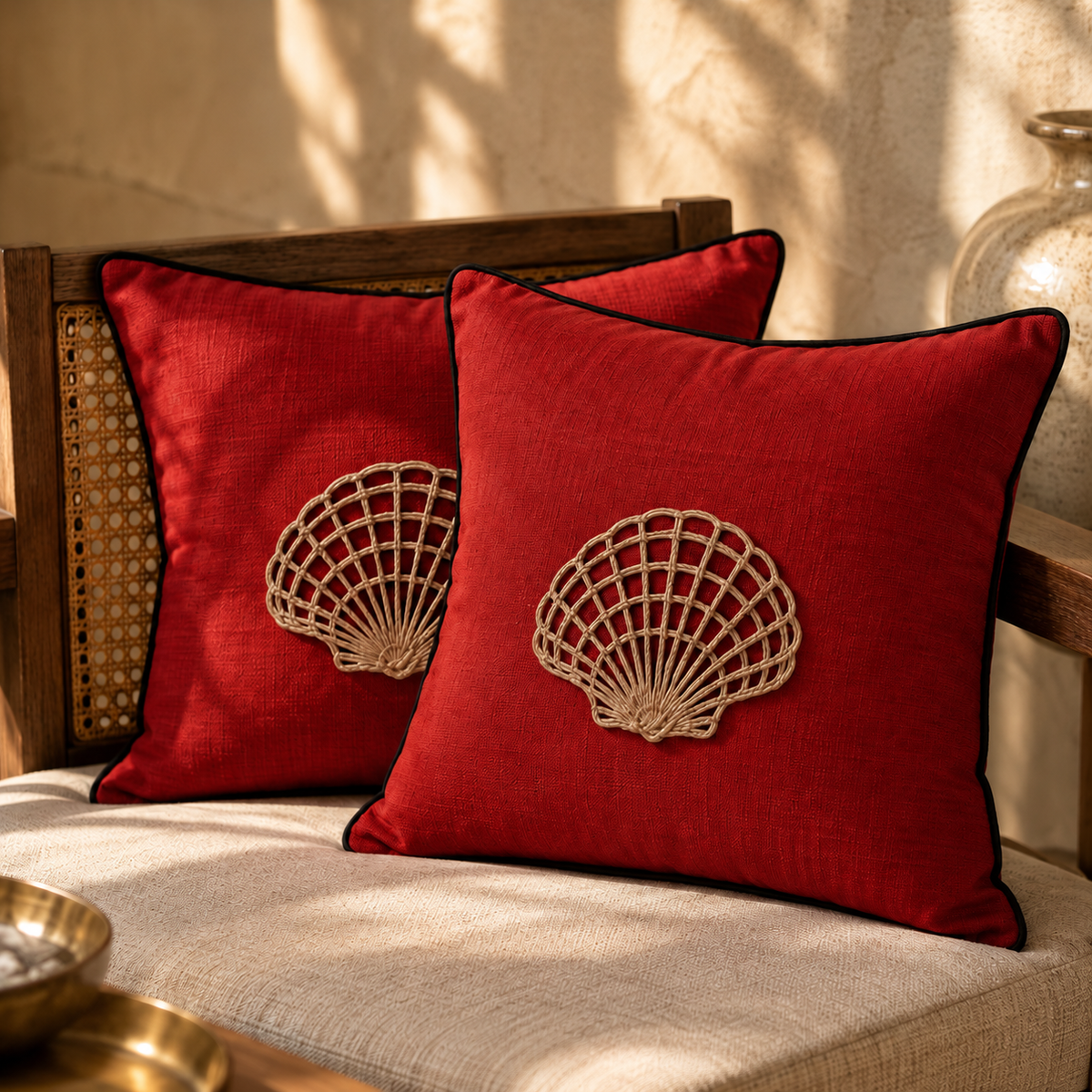 Red Tide Cushion Cover