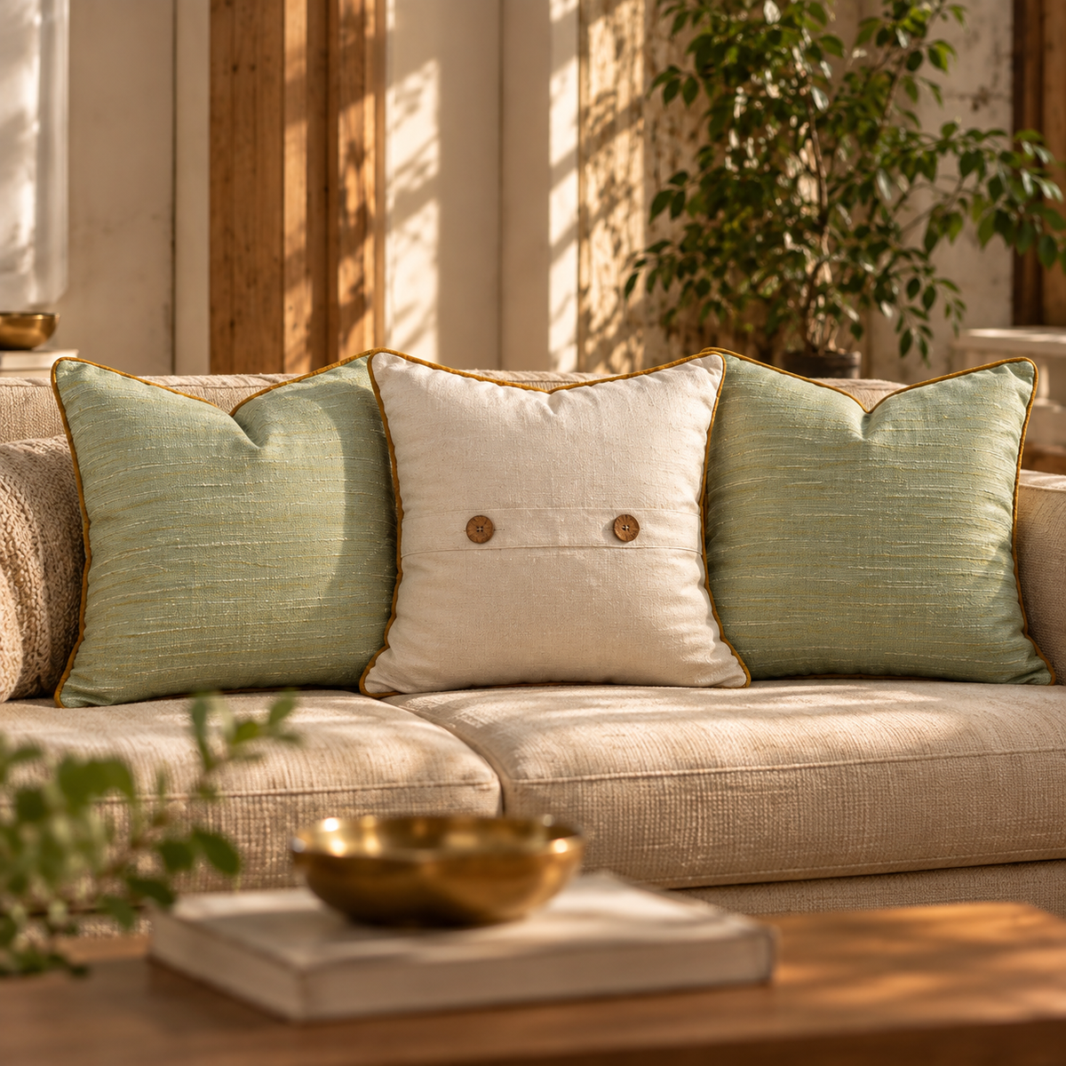 Mossline Cushion Cover